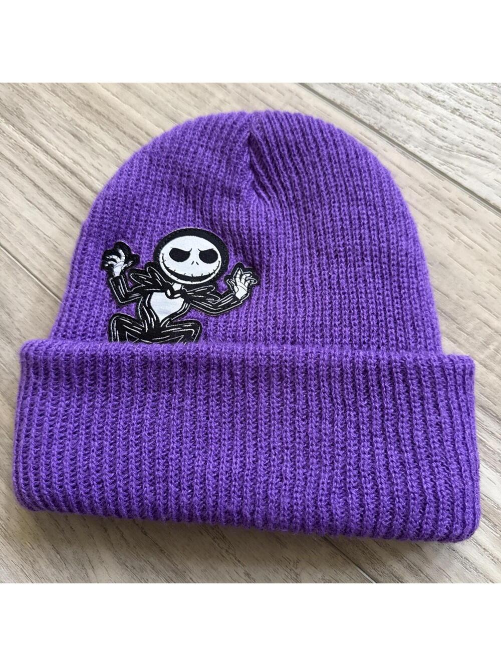 BIOWORLD DISNEY THE NIGHTMARE BEFORE CHRISTMAS JACK PEEK-A-BOO CUFF BEANIE